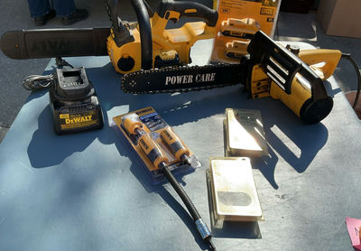Two Chain Saws And Batteries - Image 1 of 9