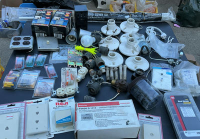 Big Lot Of Electrical Repair Supplies - Image 1 of 8