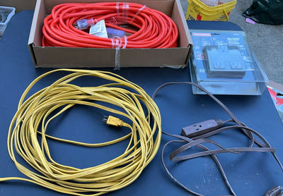 Outdoor Extension Cords, One New - Image 1 of 4