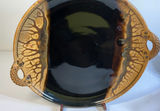 Earth tones Glazed and signed Ceramic Platter And More - thumbnail 2 of 5