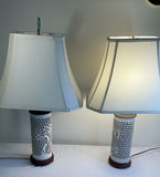 Two Mid-century Chinoiserie Lamps - thumbnail 1 of 7