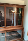 Large Rosewood, Indonesian, Sliding Glass Front Display Cabinet - thumbnail 3 of 6