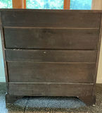 Vintage Four Drawer Wood Dresser - thumbnail 5 of 5