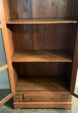 Rustic Pine, Glass Front Bookcase - thumbnail 4 of 9