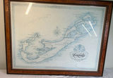 4 Framed Maps - thumbnail 1 of 6