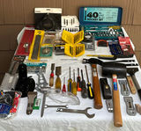 Assorted hardware tools and fasteners - thumbnail 1 of 7