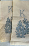 Monogrammed Beige Towels and Bathroom Accessories - thumbnail 5 of 6