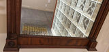 Vintage Wood Framed Mirror and hallway Rug - thumbnail 3 of 7