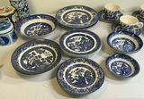 Blue and White China Dinnerware Set with Cups, Plates, and Tins - thumbnail 5 of 9