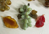 Decorative glass fruit clusters and porcelain plate - thumbnail 3 of 5