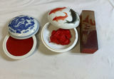 Blue-and-white crane vase with assorted Asian ceramics and decorative items - thumbnail 9 of 15