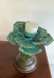 Smallwood Table, Metal Asian Decor - thumbnail 4 of 5