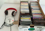 Sony small portable CD player with Headphones, CD's - thumbnail 1 of 5
