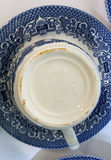 Blue and White China Dinnerware Set with Cups, Plates, and Tins - thumbnail 8 of 9