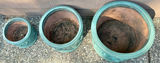 Ceramic Outdoor Planter Set - thumbnail 3 of 4