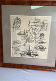 4 Framed Maps - thumbnail 6 of 6
