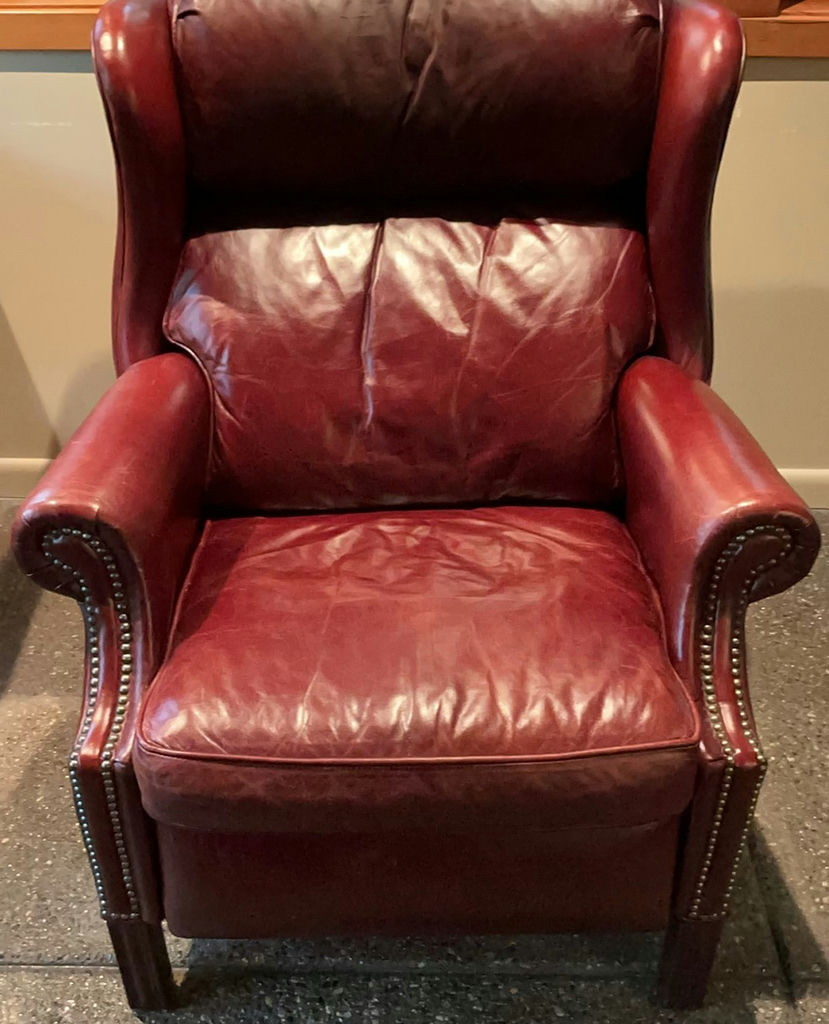 Leather Wingback Recliner Bradington Young - image 1 of 6