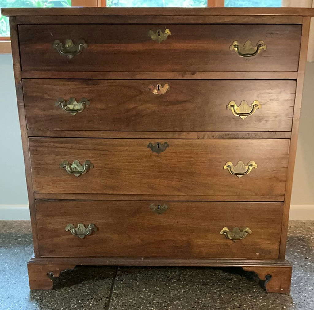 Vintage Four Drawer Wood Dresser - image 1 of 5
