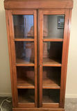 Rustic Pine, Glass Door Bookcase - thumbnail 1 of 5