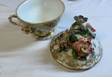 Goebel porcelain figurines with floral vases and dishes - thumbnail 7 of 16
