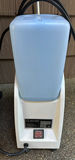 Wicker three-compartment laundry hamper with a portable garment steamer - thumbnail 4 of 4