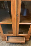 Rustic Pine, Glass Front Bookcase - thumbnail 3 of 9