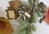 Decorative glass fruit clusters and porcelain plate - thumbnail 4 of 5