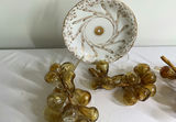Decorative glass fruit clusters and porcelain plate - thumbnail 5 of 5