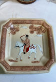 Assorted Asian decorative ceramics: vase, plates, and dish - thumbnail 2 of 11