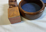 Burmese Black Lacquer pot with carved elephant handle on lid, ceramic Asian stamps - thumbnail 11 of 11