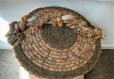 Artsy Fabric Wall Hanging, Fabric Basket - thumbnail 4 of 5