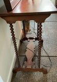 Vintage Small Table, Wood Framed mirror, Lamp - thumbnail 2 of 7
