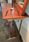 Vintage Small Table, Wood Framed mirror, Lamp - thumbnail 5 of 7