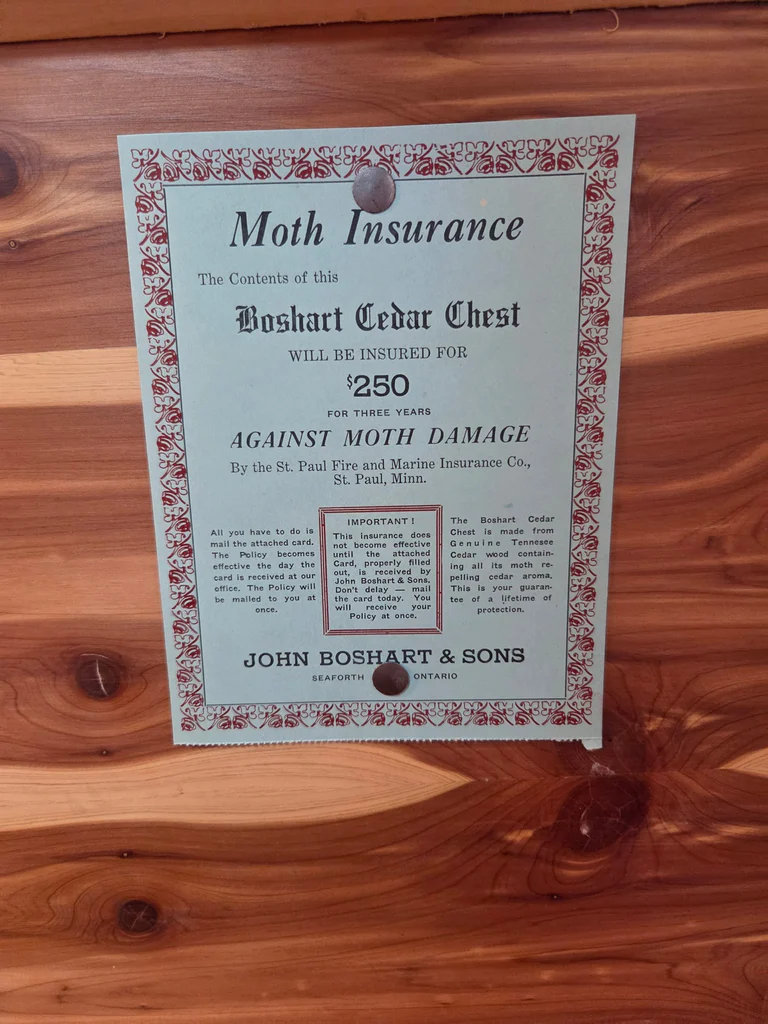 Boshart Cedar Chest - 1940's - image 3 of 6