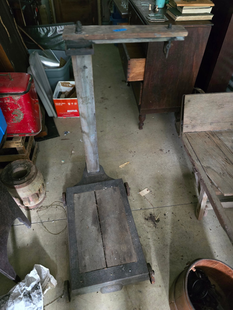 Antique Portland Scale with Weights - image 1 of 27