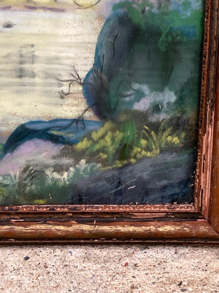 Collection of Framed Landscape and Figure Paintings - image 12 of 13