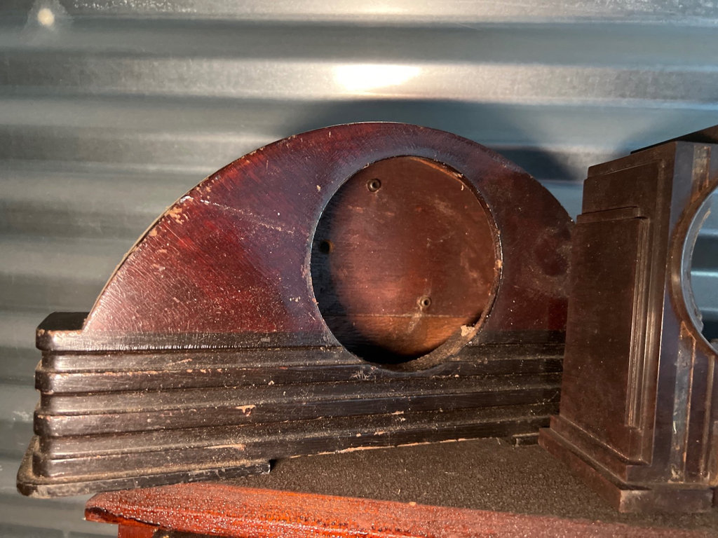 Vintage Telechron/GE clock components and decorative disk - image 7 of 8