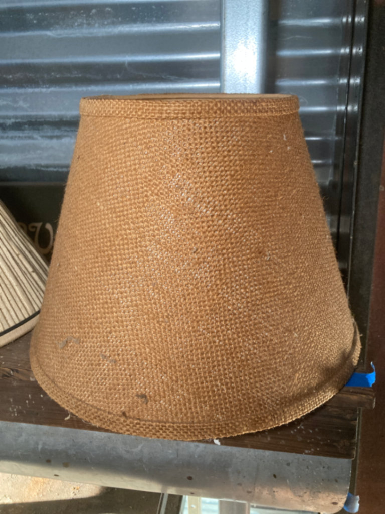 Assorted lamp shades and ceramic lamp base - image 7 of 7