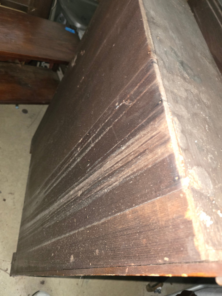 Wooden shelf cabinet with multiple shelves - image 8 of 17
