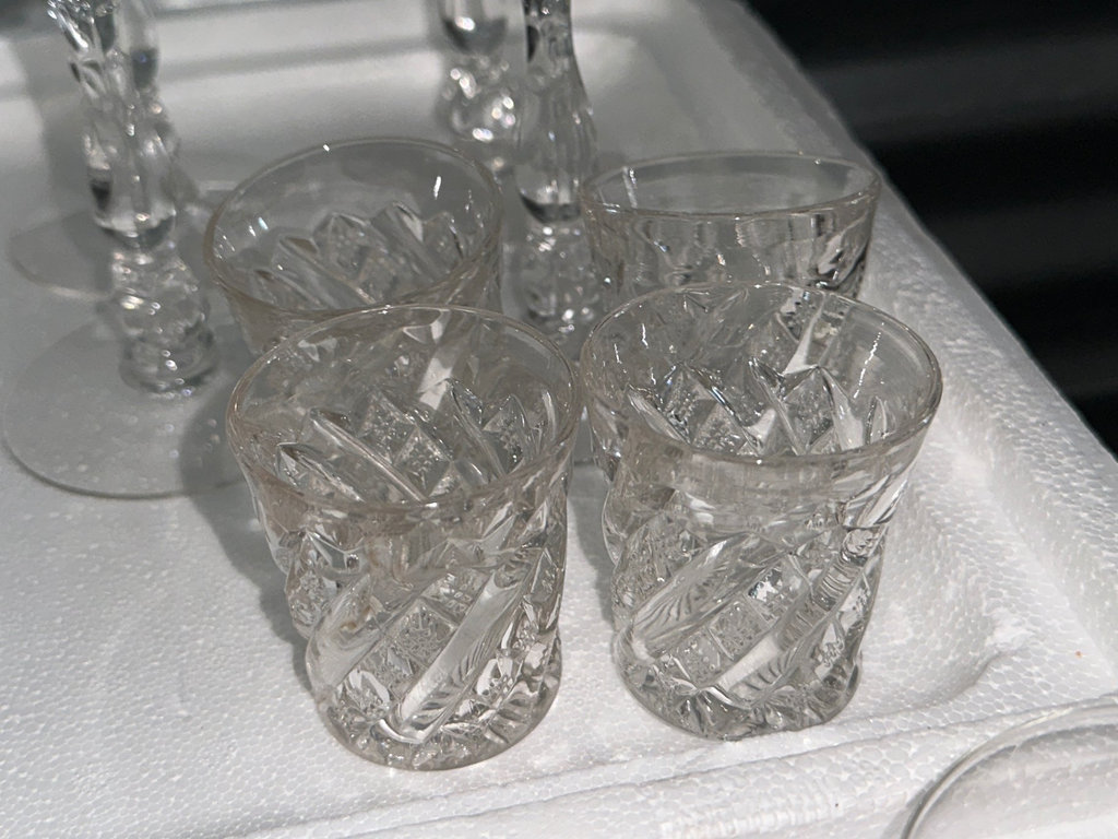 Crystal etched glassware and more  - image 3 of 6