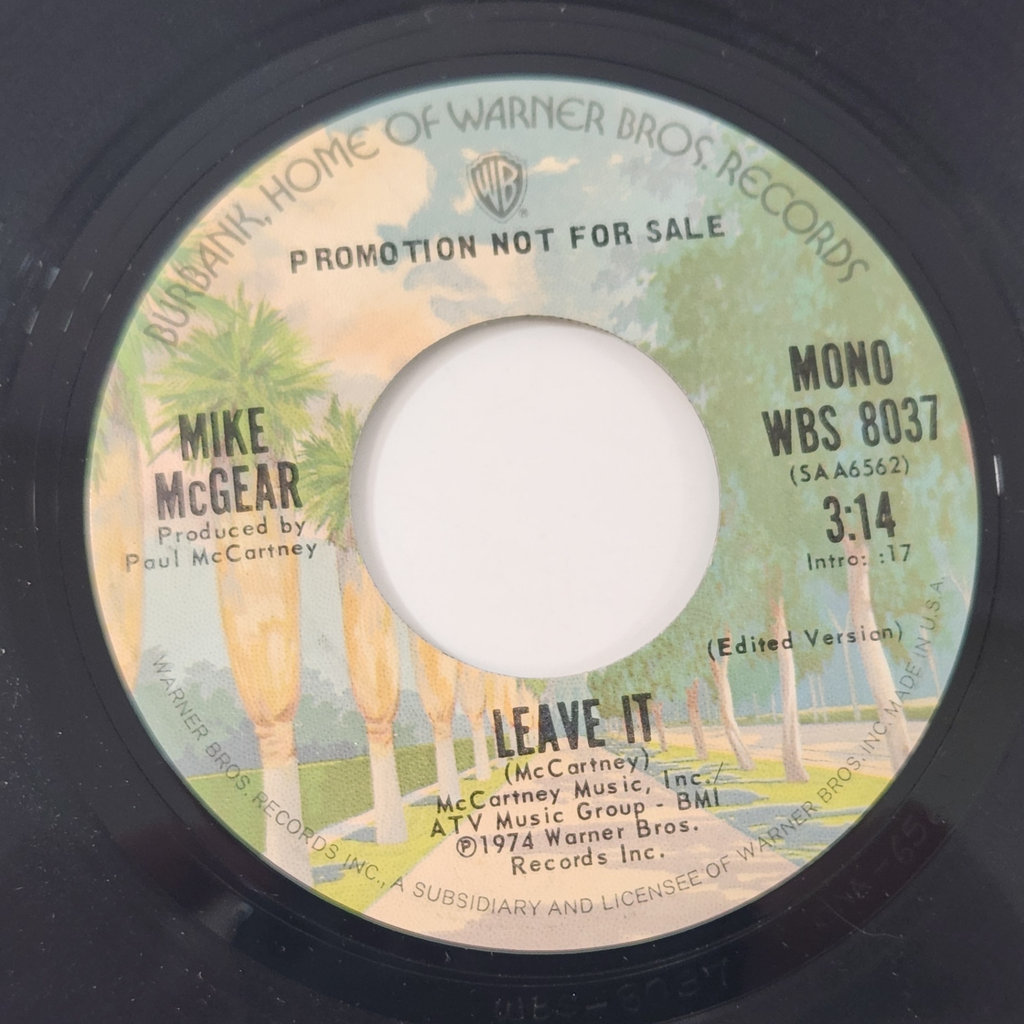 Mike McGear / McCartney 7" Mono Record PROMO - image 3 of 3