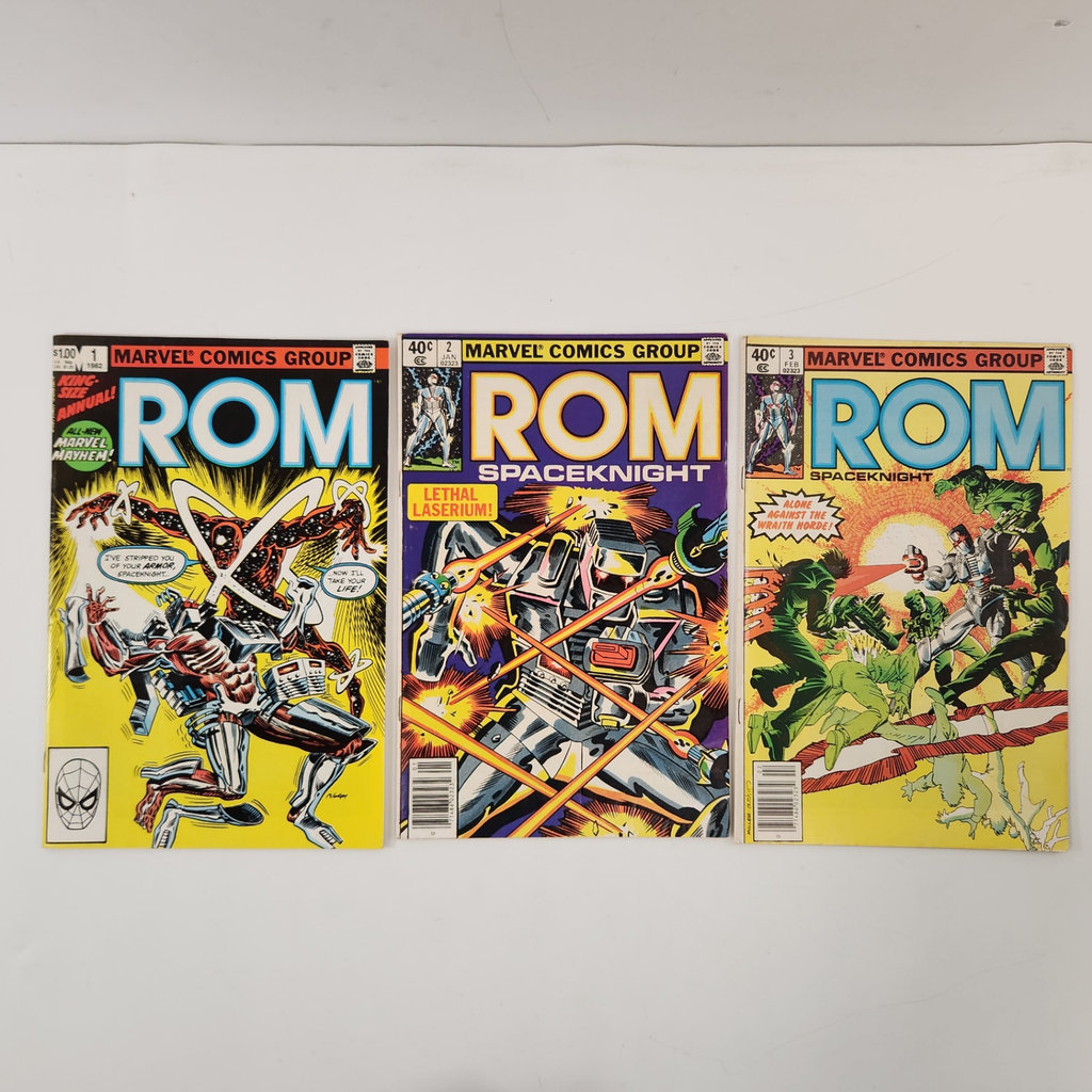 ROM Spaceknight 2, 3, Annual 1 - image 1 of 6