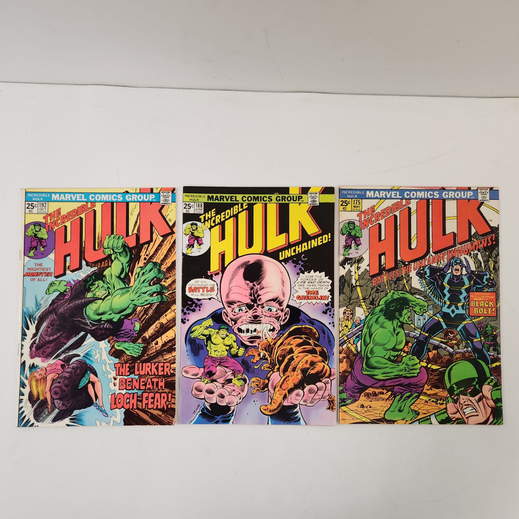 Incredible Hulk 175 188 192 - image 1 of 6