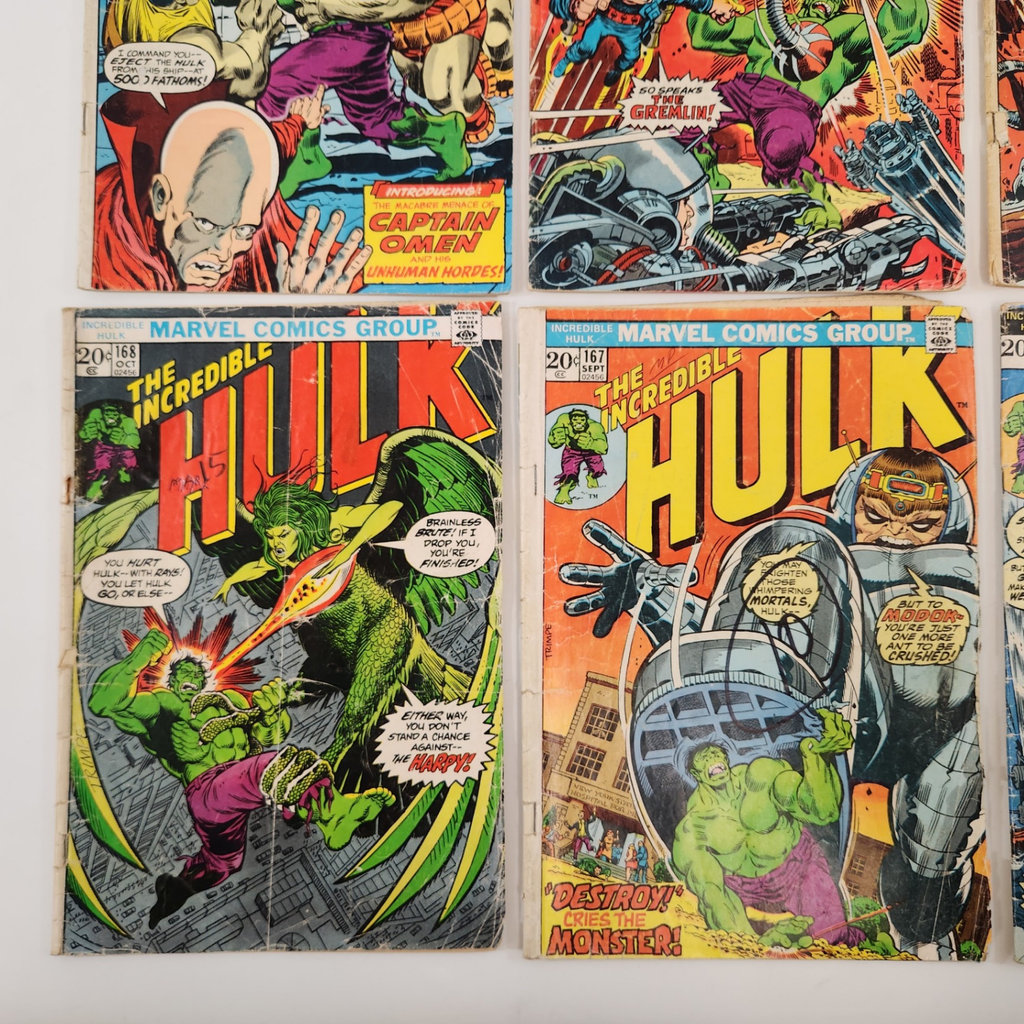 Incredible Hulk 162 163 164 166 167 168 - image 2 of 5