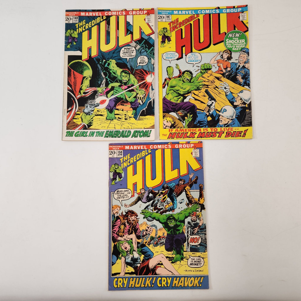 Incredible Hulk 147 148 150 - image 1 of 6
