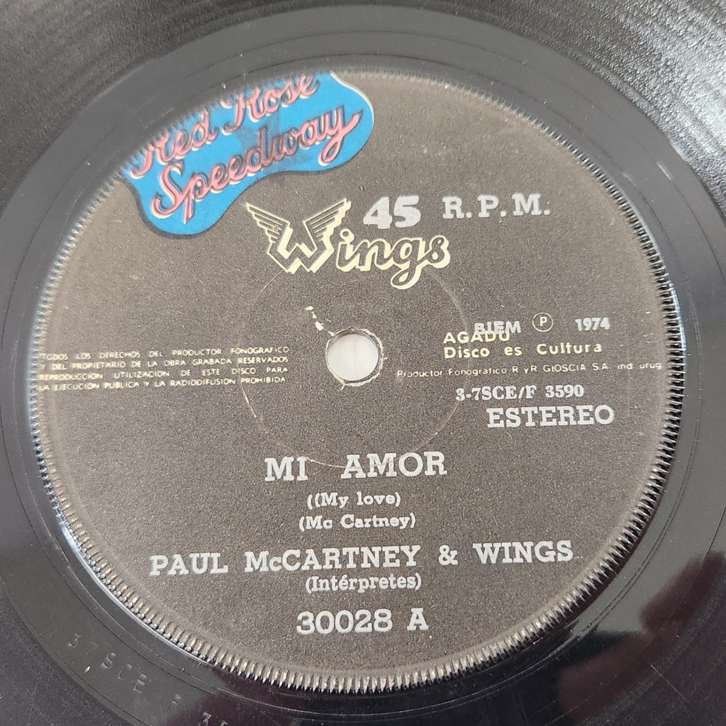 Wings / Harrison 7" Records x 2 - image 2 of 5
