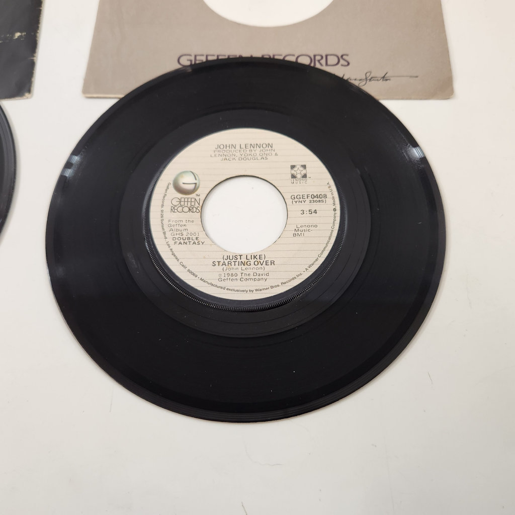 John Lennon Yoko Ono 7" Records x2 - image 2 of 6