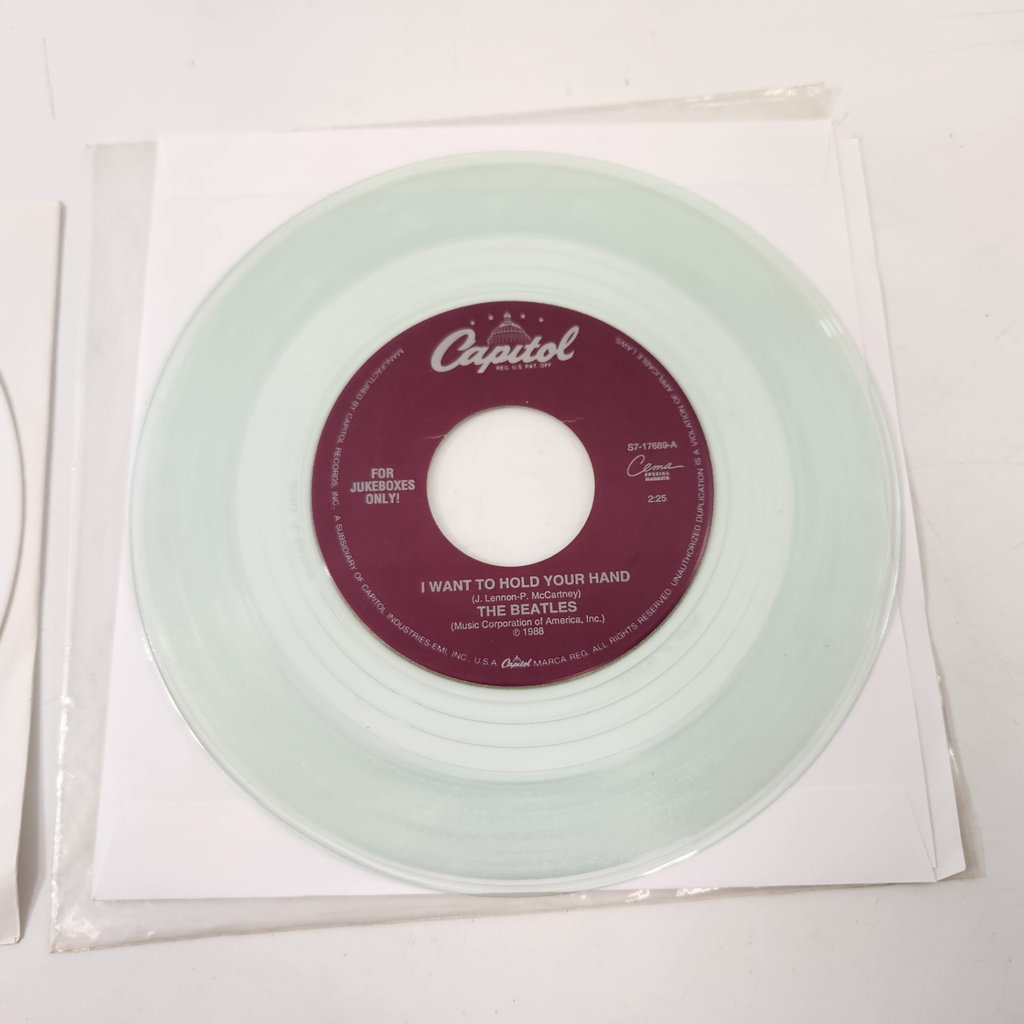 The Beatles Transparent/White 7" Records for Jukeboxes - image 4 of 5