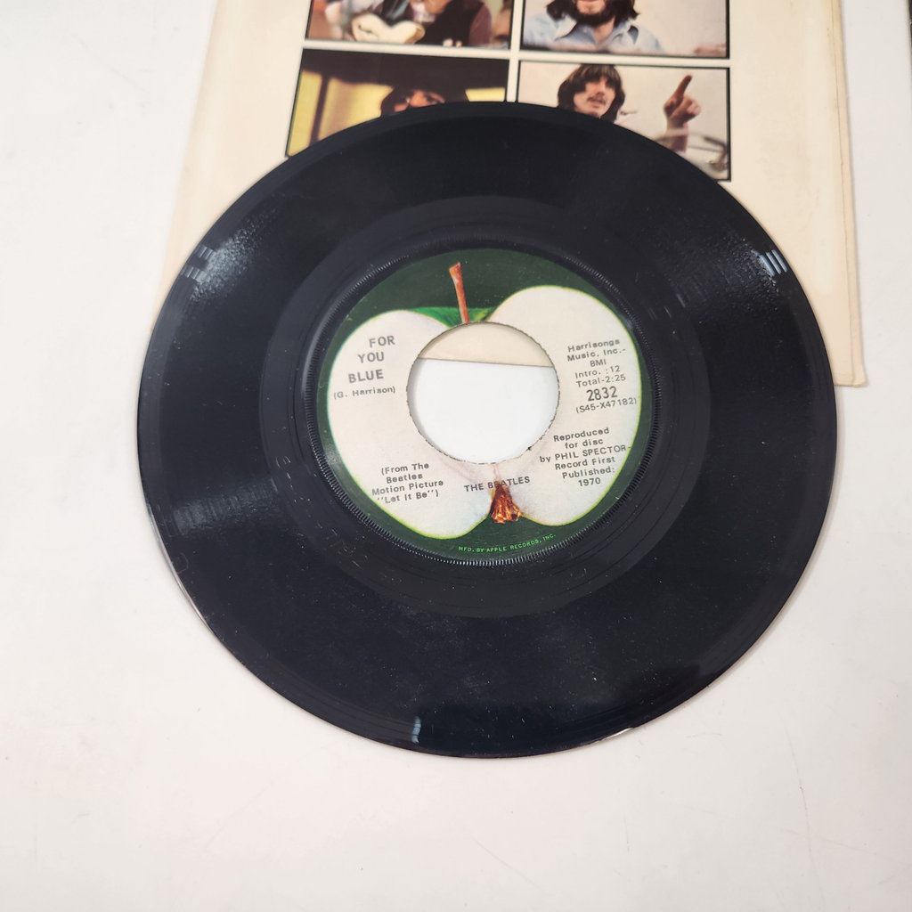 Beatles Let It Be Long Winding Road 7"  x2 - image 5 of 5