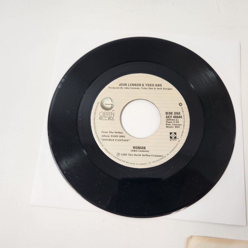 John Lennon Yoko Ono 7" Records x3 - image 6 of 6